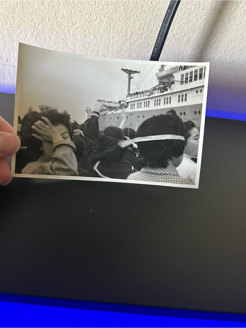Vintage B&W War time Photograph Historical Ephemera Photojournalism
